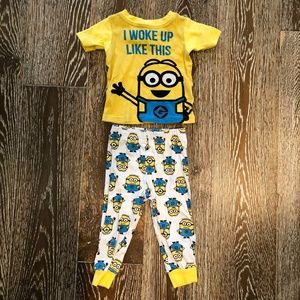 Minions 'I Woke Up Like This' Pajama Sleep Set